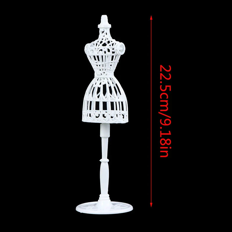 1/6 Doll Mannequin Coat Hanger Dollhouse Doll Skirt Support Wedding Mannequin Stand Humanoid Model Toy Doll Gown Display Form
