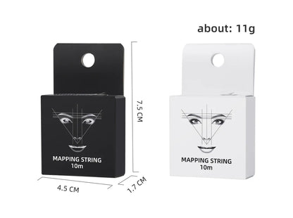 Marker Thread Tattoo Brows Tattoo Thread Eyebrow Semi Permane Ruler Auxiliary Line Drawing With Ink Positioning Mapping Line