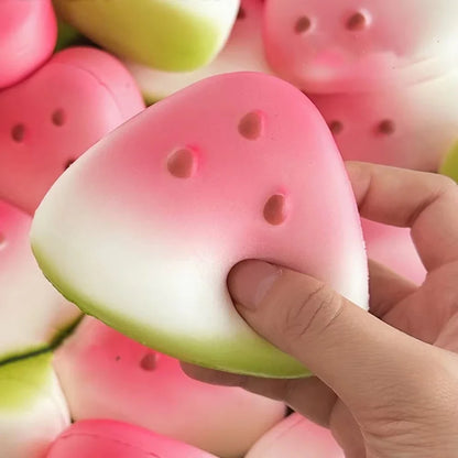 1/3/5pcs Squishy Watermelon Fidget Toy Anti-Stress Slow Rising Fruit Pinch Squeeze Stress Reliever Funny Pressure Reducer Prop