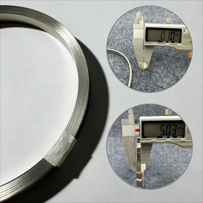 5M/ Roll Nickel Strip for 18650 Battery Cell Welding - Compatible with Spot Welding Machines, for DIY Battery Packs