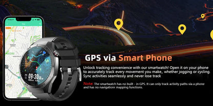 Smart Watch 5 Pro GPS NFC Smartwatch Men 360*360 AMOLED Screen Heart Rate Monitor Bluetooth Call IP67 Waterproof Men Smartwatch