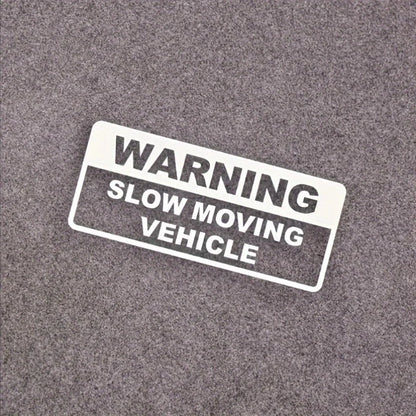 Warning slow driving car sticker PVC cool car sticker exterior decoration accessories warning car decal modeling