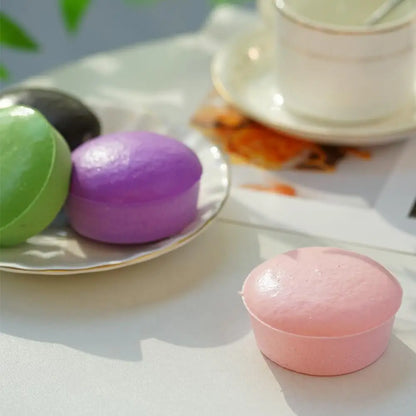 Purple Soft Potato Pinch Toy - Fun Custard Bun Sticky Small Cake, Slow Rebound Decompression Toy, Party Gift Candy Color