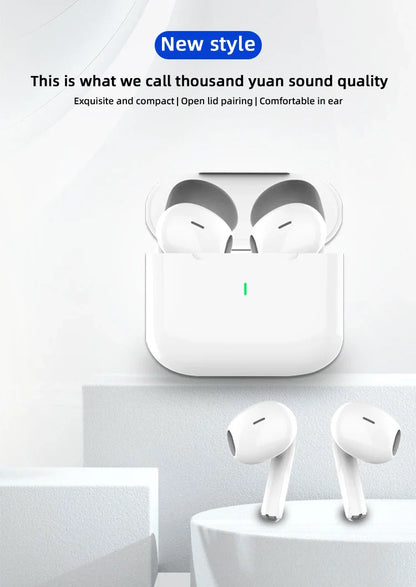 UEESFIT TWS Pro 6 Wireless Bluetooth Earphones Headphones Noise Reduction Air Earbud Low Latency HiFi Sound for IPhone Android