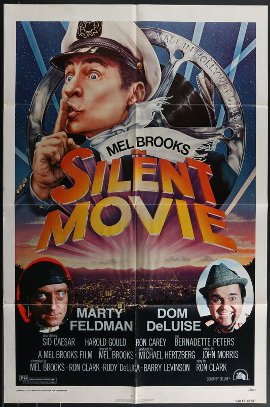 Silent Movie (1976) Original US One Sheet Movie Poster