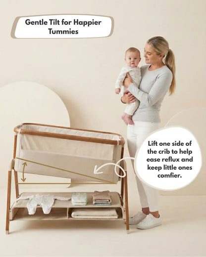 Sona Bedside & Co-Sleeping Crib - Beige