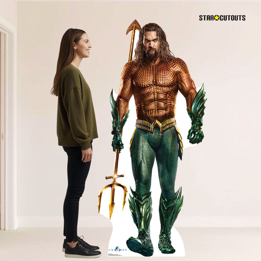 SC1397 Aquaman Cardboard Cut Out Height 194cm