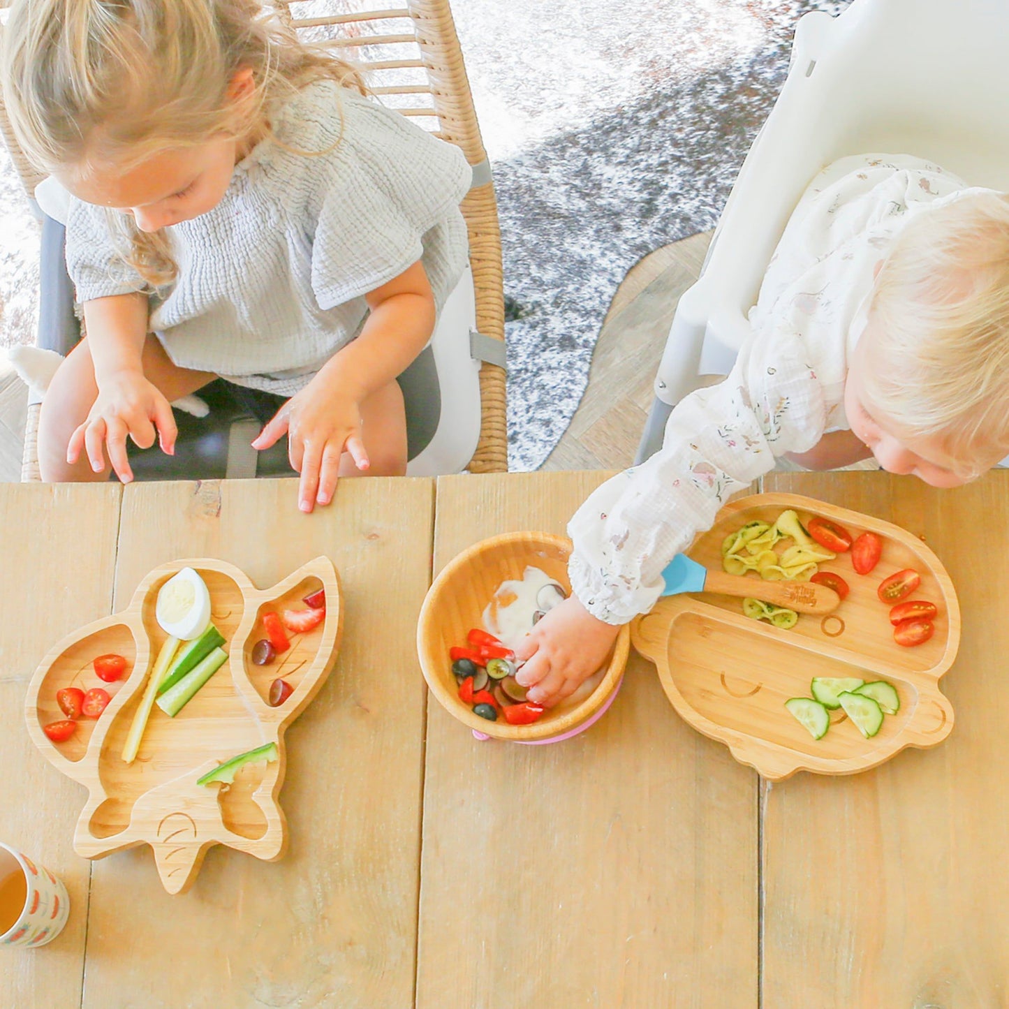 Bella The Unicorn Bamboo Suction Plate