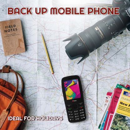 TTfone TT175 2.4inch UK Sim Free Dual Sim Basic Simple Feature Mobile Phone  Unlocked with camera Torch Media Games (with USB cable) Vodafone Pay as you go