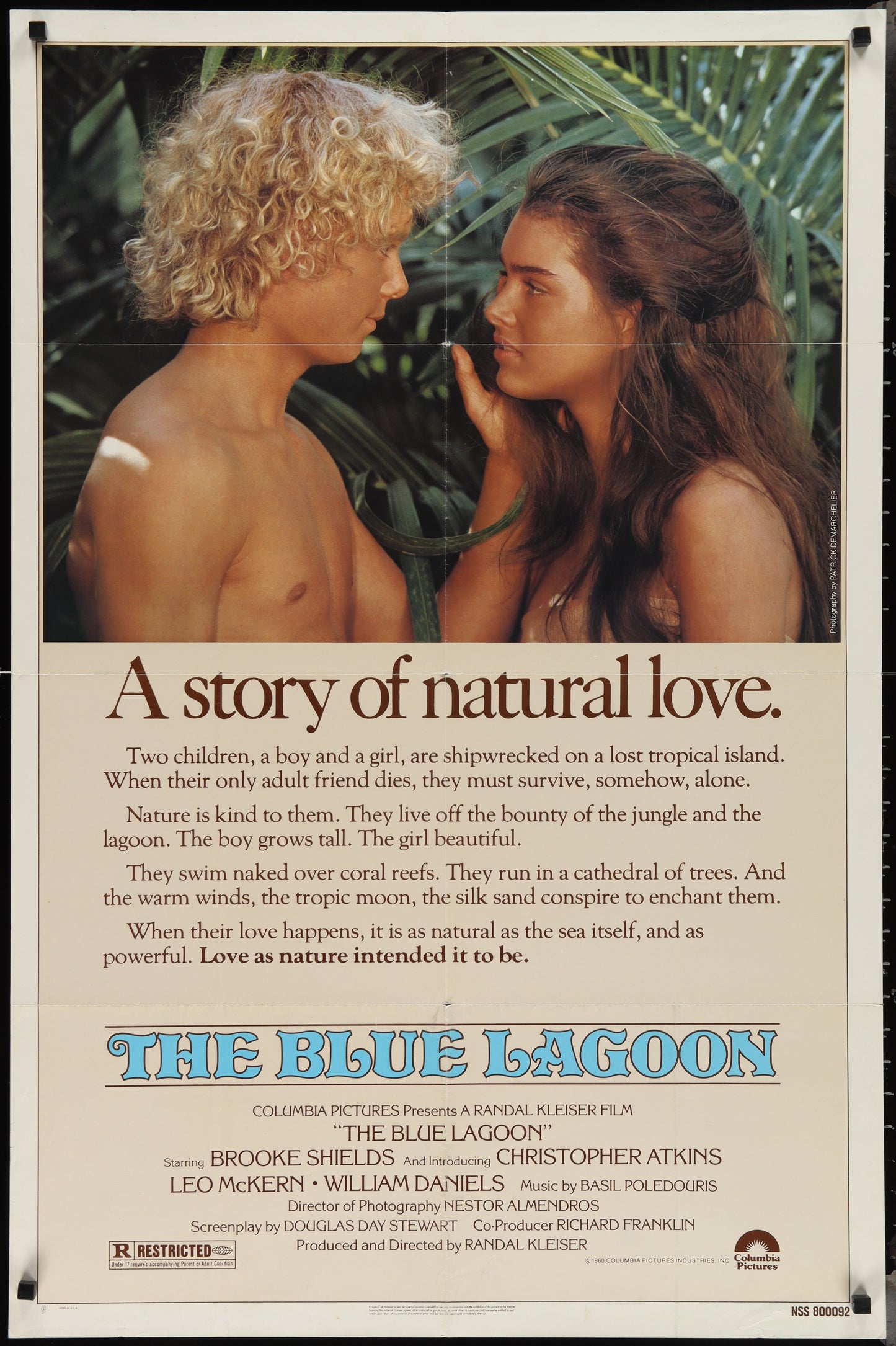 The Blue Lagoon (1980) Original US One Sheet Movie Poster