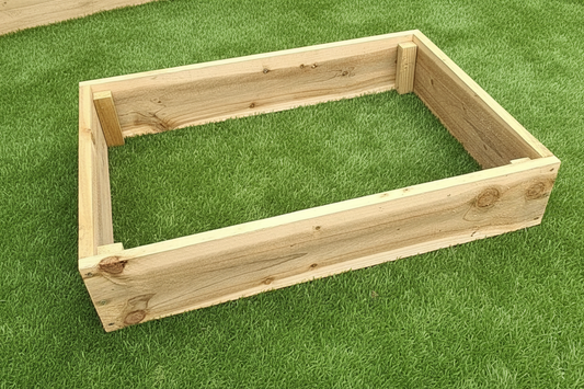 6x1 Timber Wooden Raised planter Beds choose from 3 hights