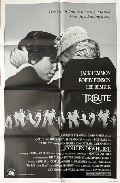 Tribute (1980) Original US One Sheet Cinema Poster