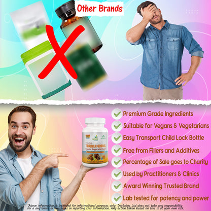 Ayushya Triphala Guggul Capsules (Triphala Guggulu) Healthy Weight & Joint Comfort Support - Vegan, Gluten Free, Non-GMO, 60 Capsules