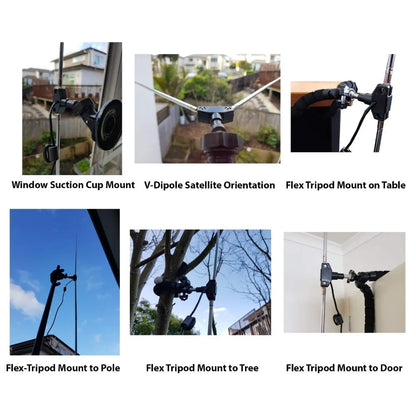 RTL-SDR Blog RTL SDR V3 R860 (R820T2) RTL2832U 1PPM TCXO SMA RTLSDR Software Defined Radio with Multipurpose Dipole Antenna