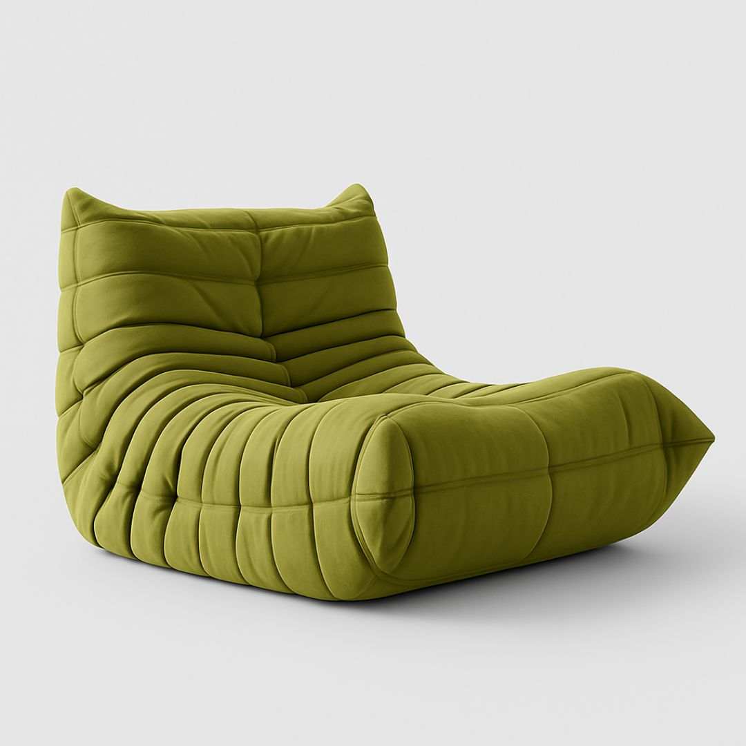 Luxe Caterpillar Lounger – The Ultimate Ergonomic Statement Chair