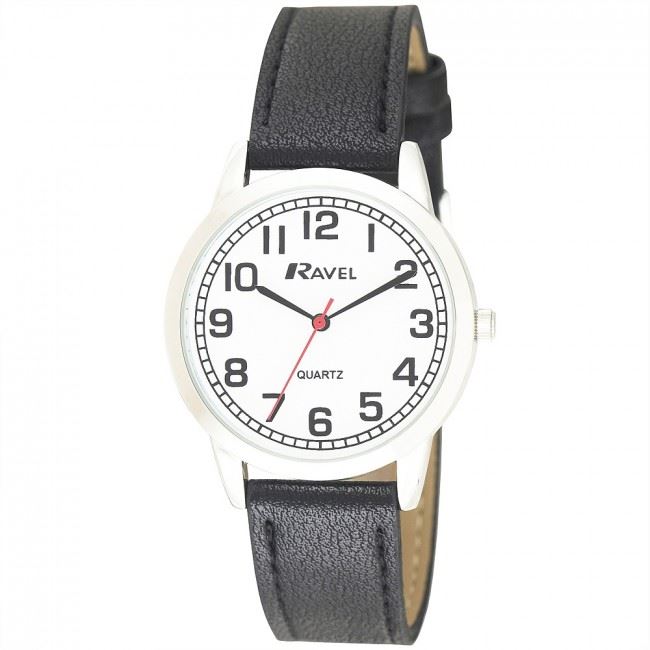Ravel Men's Classic Leather Strap Watch R0132GC