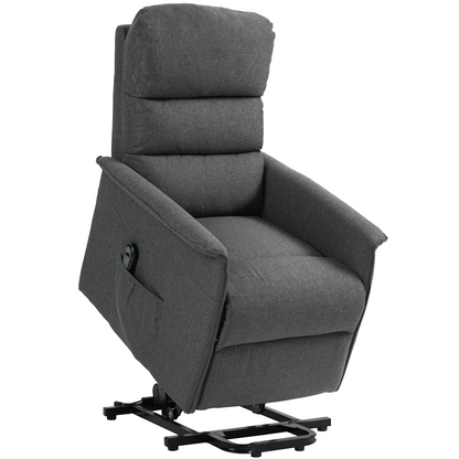 HOMCOM Power Lift Recliner Electric Reclining Chair with Remote Control