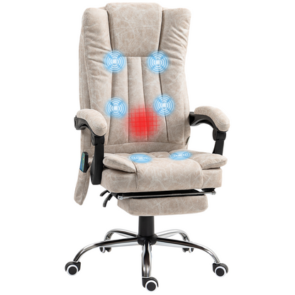 Vinsetto High Back Office Chair with Vibration Massage and Heat