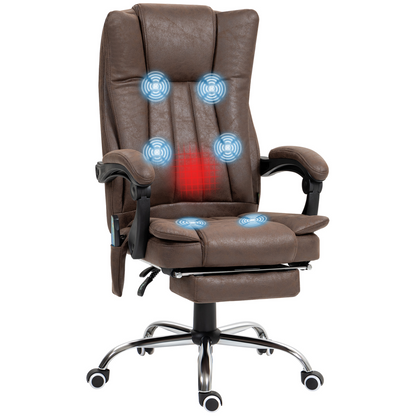 Vinsetto High Back Office Chair with Vibration Massage and Heat