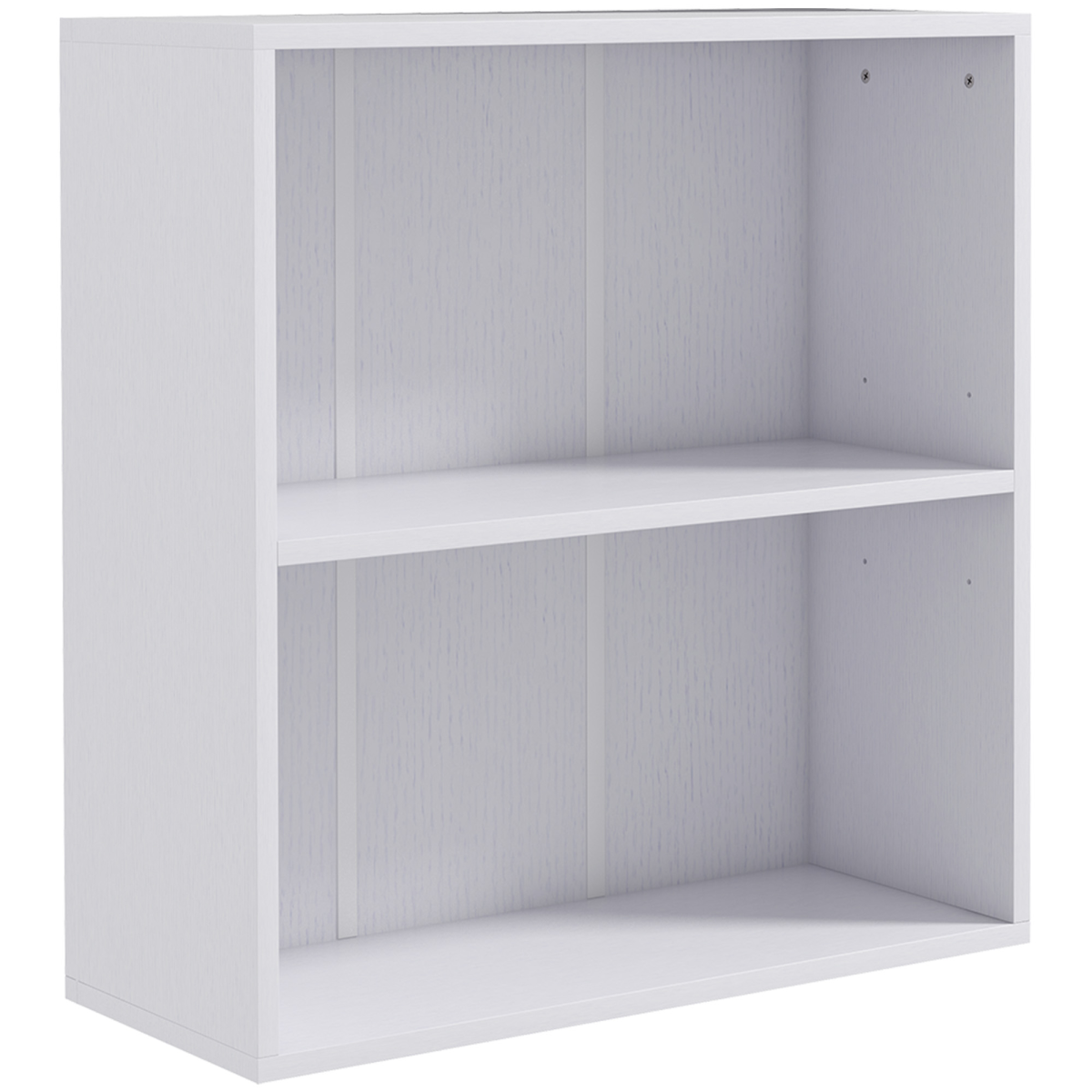 HOMCOM Bookshelf Display Storage Shelf with 2 Compartments for Study