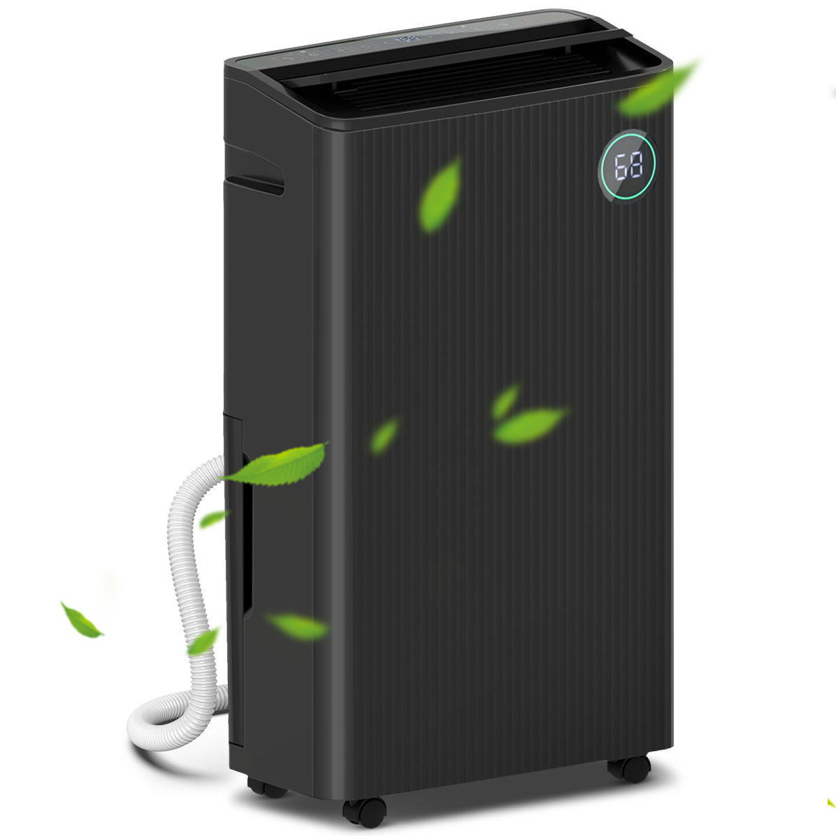 HOMCOM 16L/Day Quiet Air Dehumidifier with Purifier, UVC, Ioniser, Timer