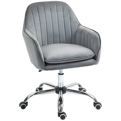 HOMCOM Office Chair, Swivel Desk Chair w/ Adjustable Height