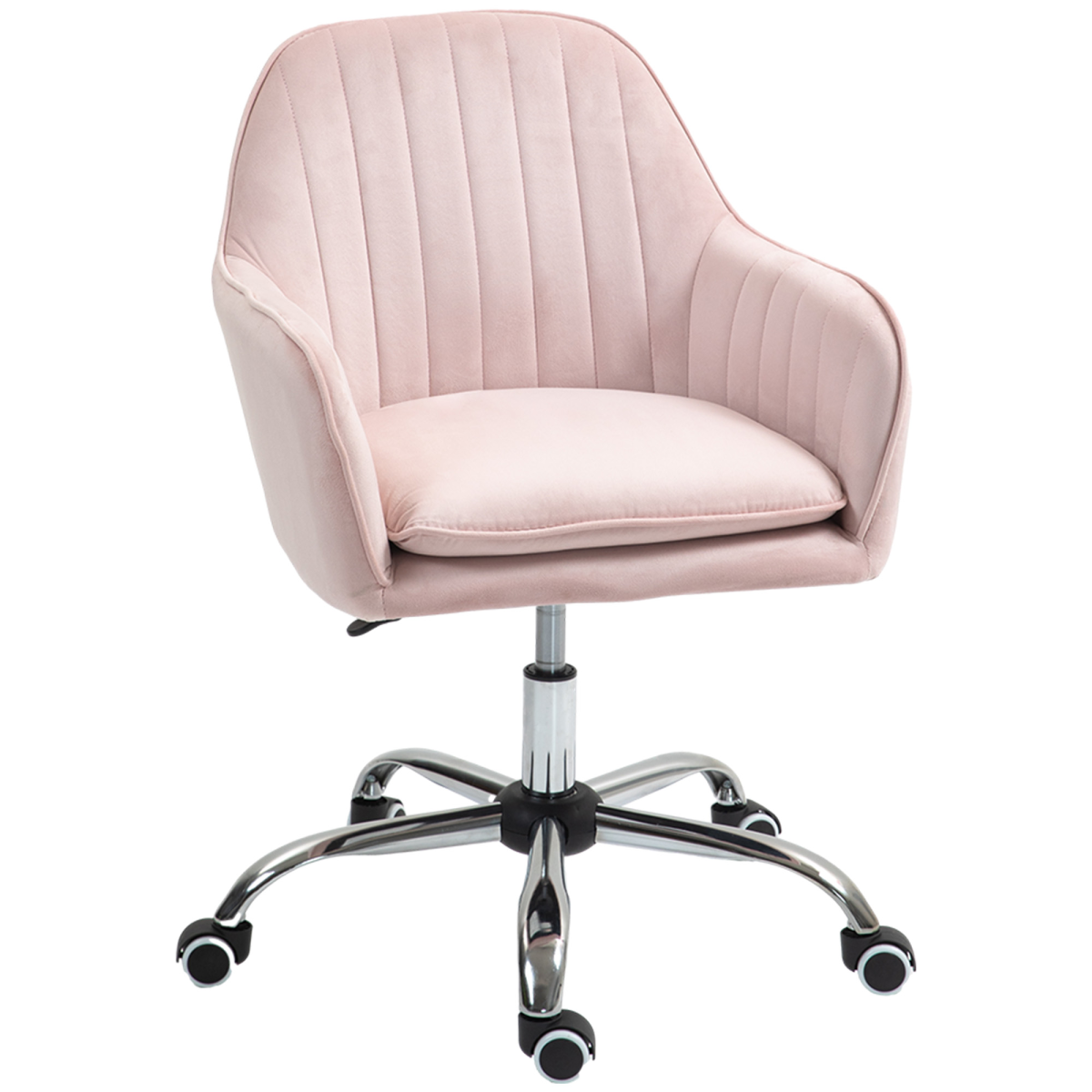 HOMCOM Office Chair, Swivel Desk Chair w/ Adjustable Height