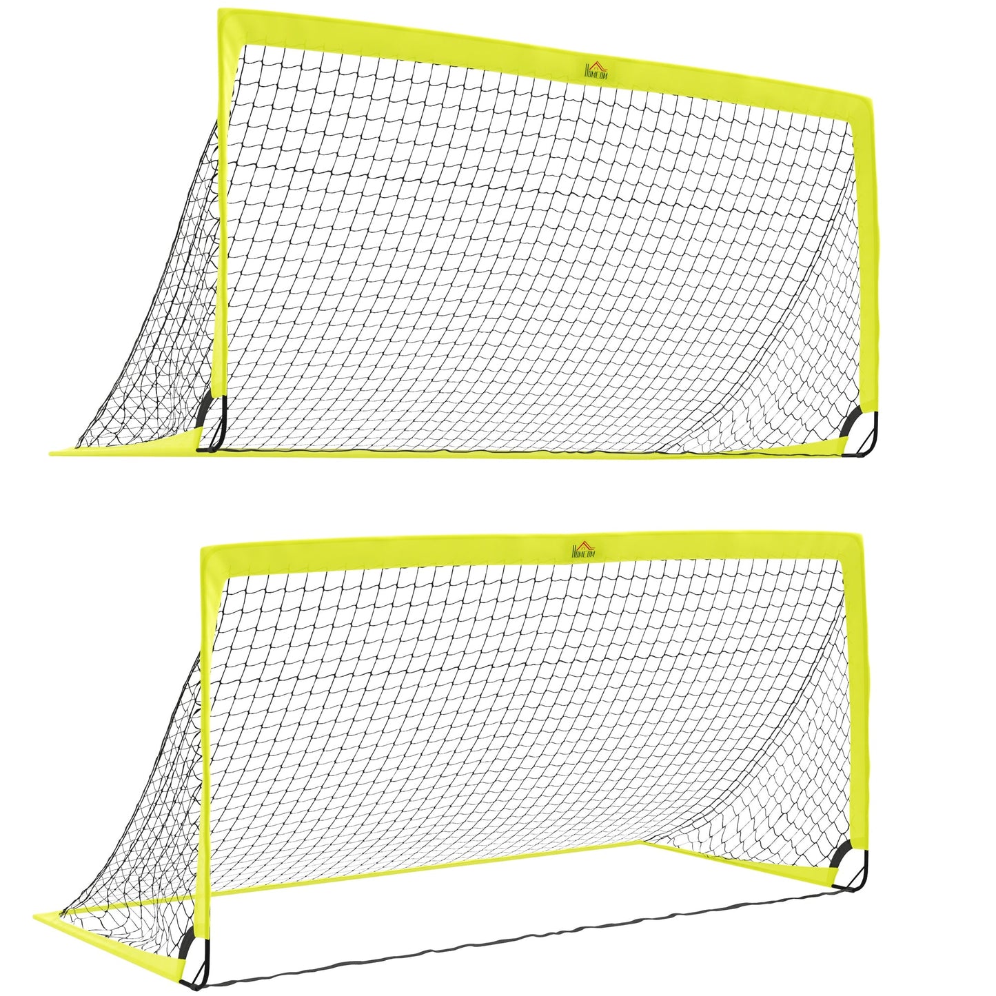 HOMCOM Football Goal Folding Outdoor with All Weather Net 6'x3'