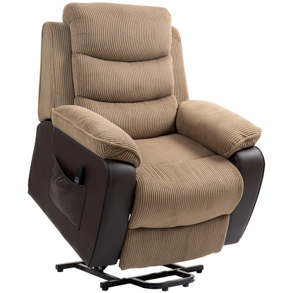 HOMCOM Power Lift Riser and Recliner Chair with Remote Control