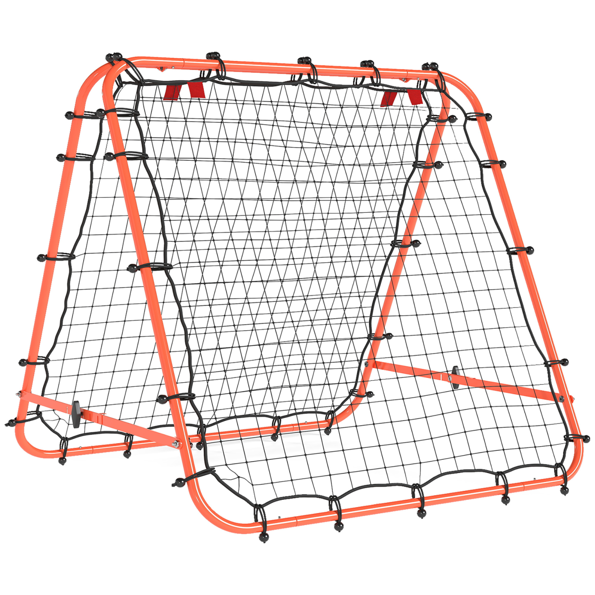 HOMCOM Rebounder Net Football Target Goal with Adjustable Angles