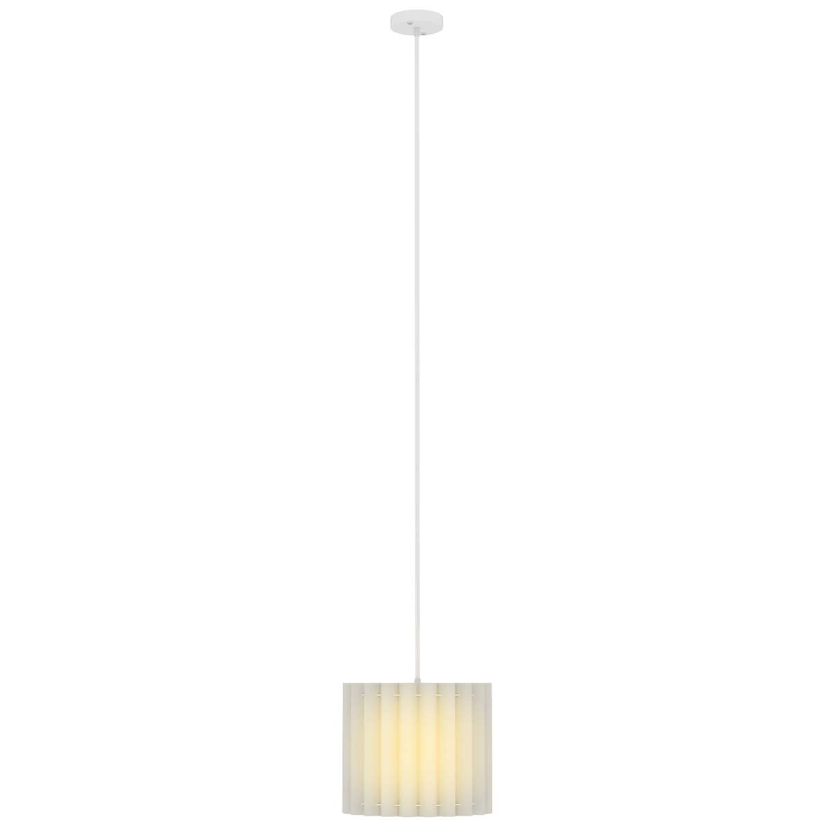 HOMCOM Linen Pendant Light, E27 Lampshade for Living Room, Bedroom