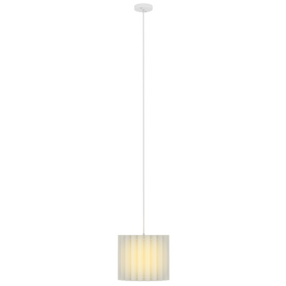 HOMCOM Linen Pendant Light, E27 Lampshade for Living Room, Bedroom