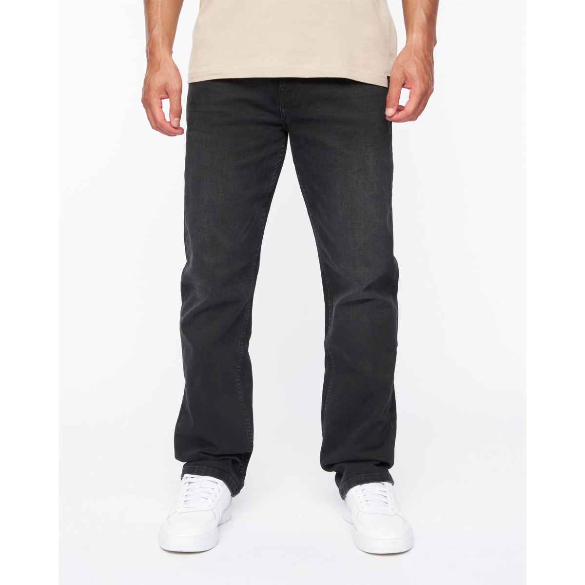 Janstar Straight Leg Jeans Black Wash