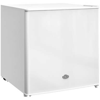 HOMCOM 35L Tabletop Freezer with Removable Wire Shelf and Two Keys, Black
