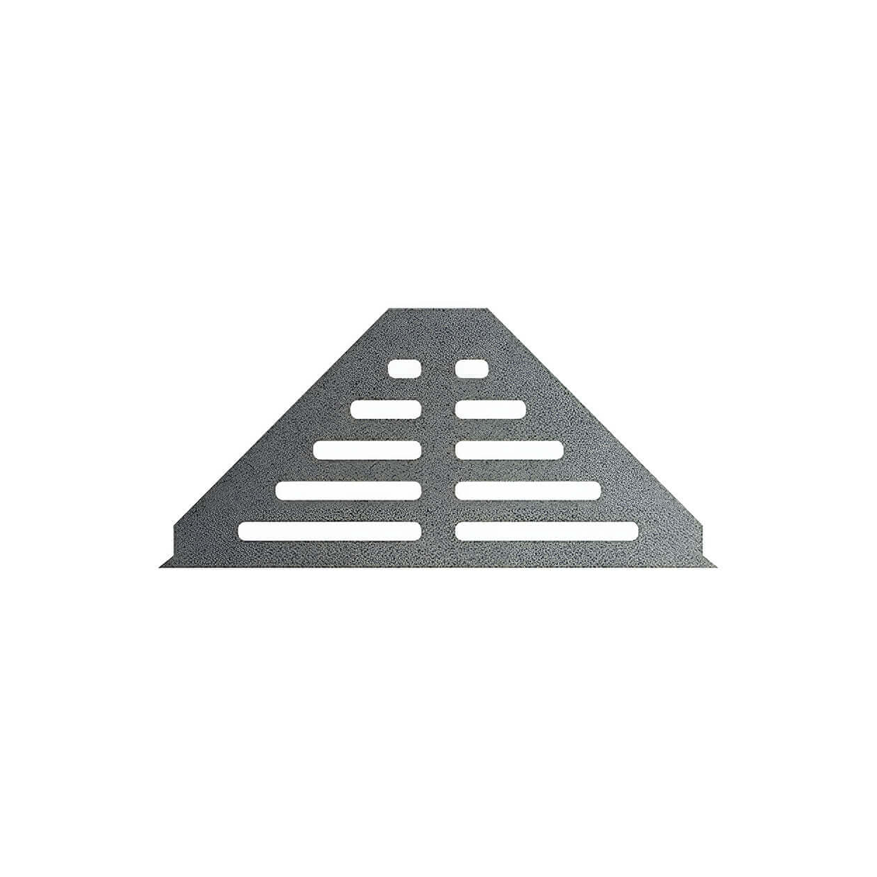 Aluminium Shower Shelf Corner 90° | No-Drill Tile-In Bathroom Storage | 1.5mm Thick with Drain Holes