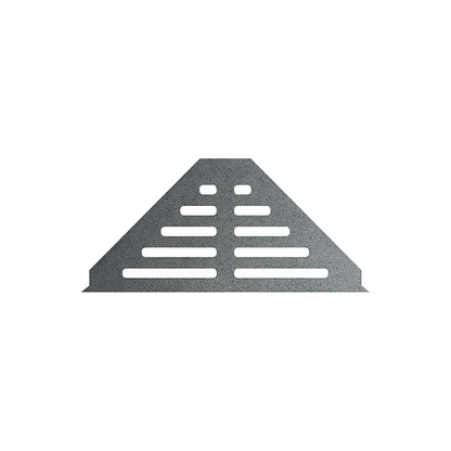 Aluminium Shower Shelf Corner 90° | No-Drill Tile-In Bathroom Storage | 1.5mm Thick with Drain Holes