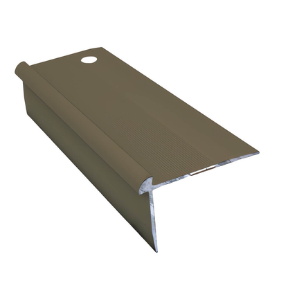Aluminium TVC 40x26mm 2.7m 1.8m 0.9m Anodised LVT Stair nosing Edge Profile For 3mm Flooring