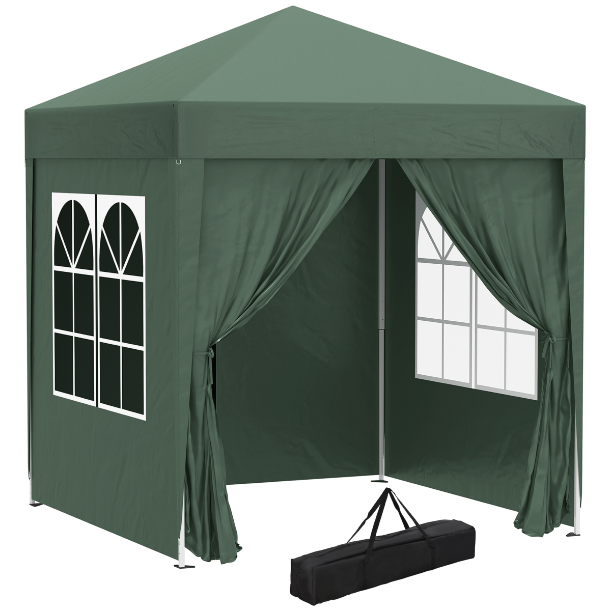 2x2m Garden Pop Up Gazebo Marquee Party Tent Wedding Awning Canopy