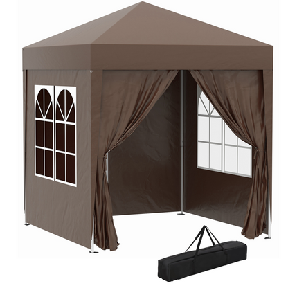 2x2m Garden Pop Up Gazebo Marquee Party Tent Wedding Awning Canopy