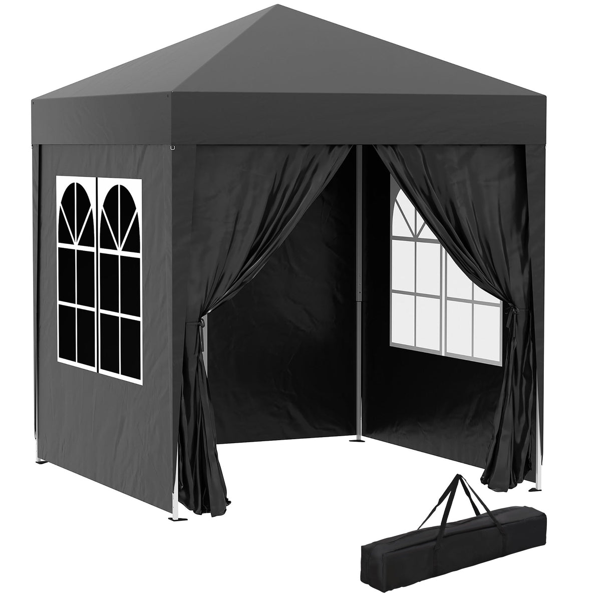 2x2m Garden Pop Up Gazebo Marquee Party Tent Wedding Awning Canopy