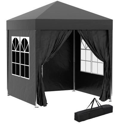 2x2m Garden Pop Up Gazebo Marquee Party Tent Wedding Awning Canopy