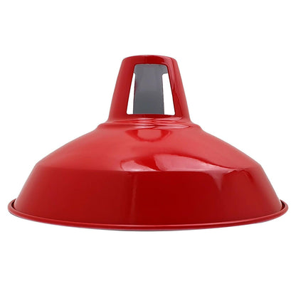 Retro Barn Light Shades Modern Ceiling Pendant Lampshades Metal Various Colors