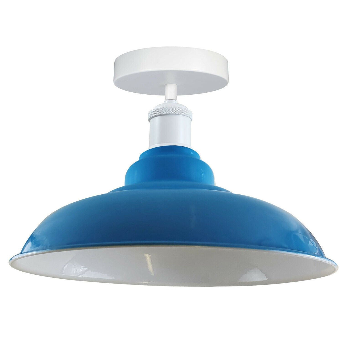 Modern Industrial Style Ceiling Light s Metal Flush Mount Bowl Shape Shade Indoor Lighting