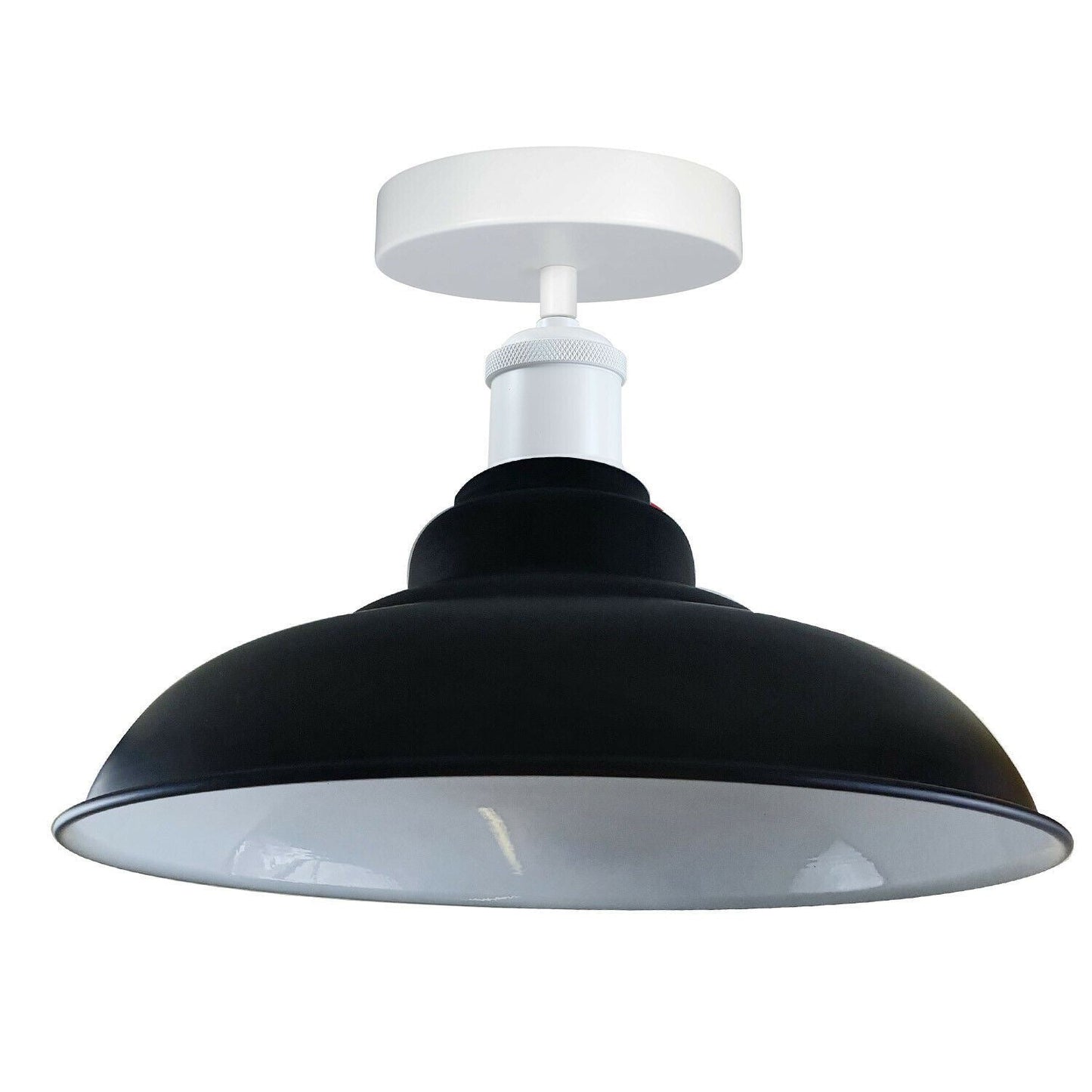 Modern Industrial Style Ceiling Light s Metal Flush Mount Bowl Shape Shade Indoor Lighting