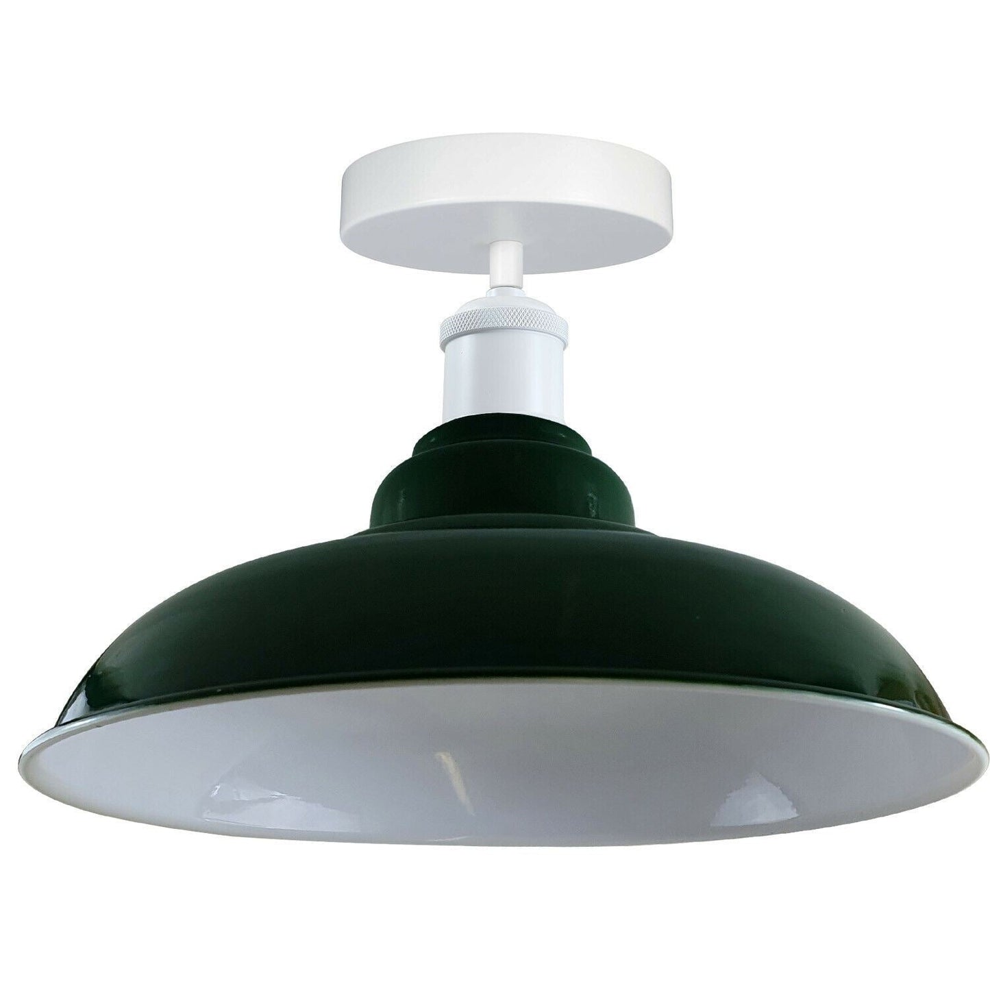 Modern Industrial Style Ceiling Light s Metal Flush Mount Bowl Shape Shade Indoor Lighting