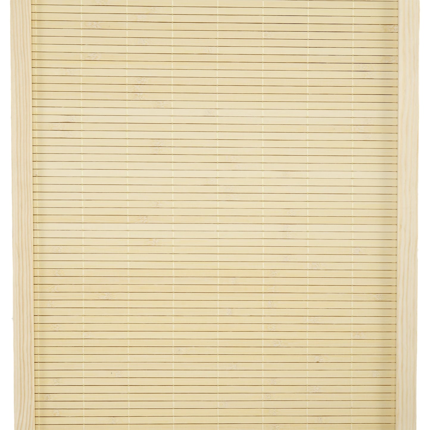 HOMCOM Room Divider, Freestanding Privacy Screen, 4 Panel Folding, 180 x 180cm, Natural