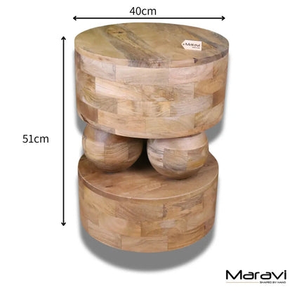 Varuni Mango Wood Side Table