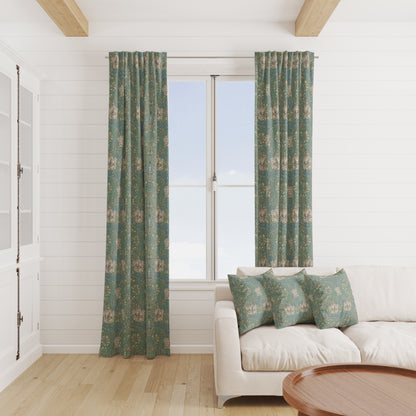 William Morris Honeysuckle Seaspray Fabric