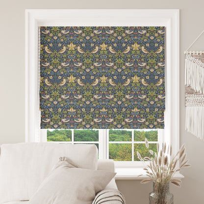 Strawberry Thief Navy Fabric