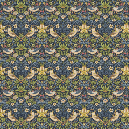 Strawberry Thief Navy Fabric